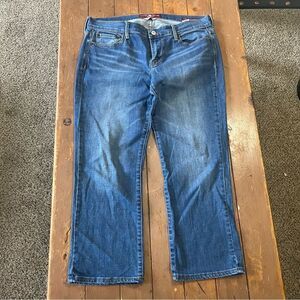 Lucky Brand Womens Jeans Sweet N' Crop Blue Denim
